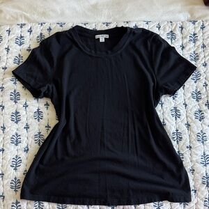 James Perse Black Short Sleeve Tee